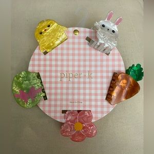 Piper K Easter Hair Clips